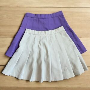Vintage 90s Le Coq Sportif Pleated Tennis Skirt Lot Size 4